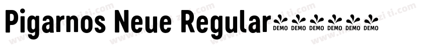 Pigarnos Neue Regular字体转换